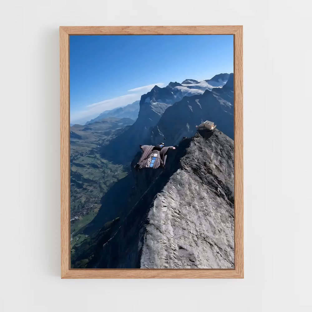 Poster Ascension Aérienne – affiche Vol en wingsuit (vue 4)